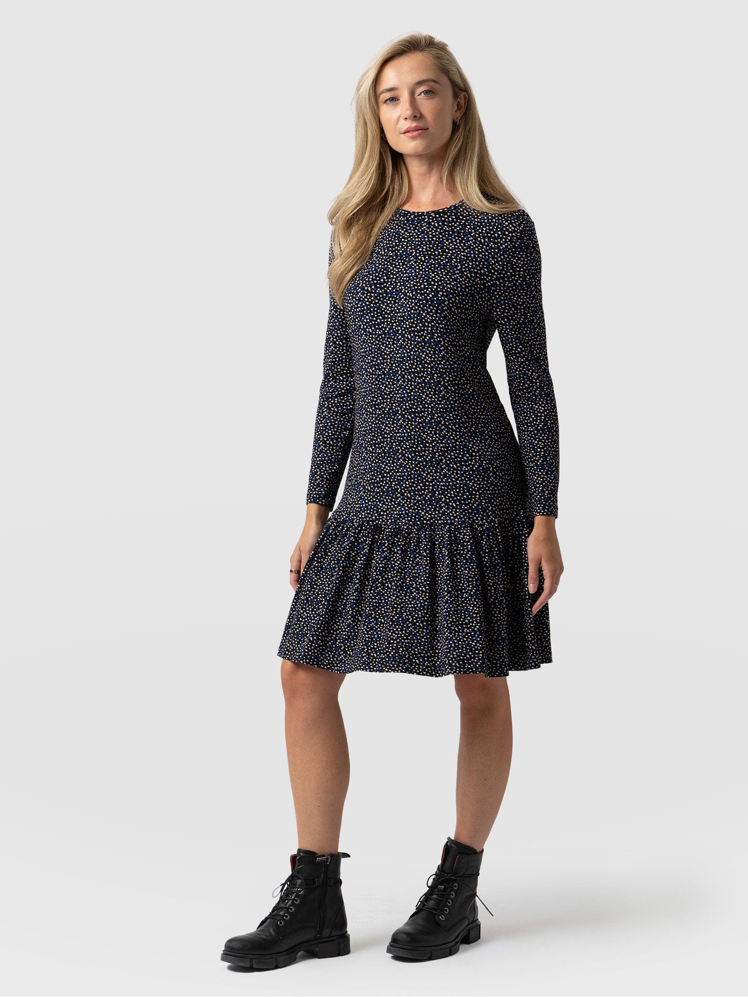 Ottilie Ruffle Dress Hearts - Women's Dresses | Saint + Sofia® EU